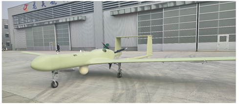 RaignV GHQ-600 fixed-wing UAV - heavy payload, long endurance, compatible with multi-mission payloads such as cloud particle spectrometers, with optional anti-icing and parachute recovery systems.