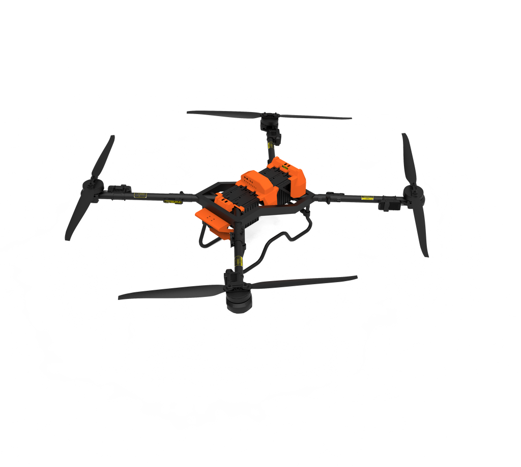 RaignV XCD160 electric quadcopter drone - 70kg Max Payload, 30km Ultra-Long Range Control, RTK Centimeter-Level Hover, Intelligent Obstacle Avoidance, and Multi-Functional Transport—Redefining Industrial Drone Standards