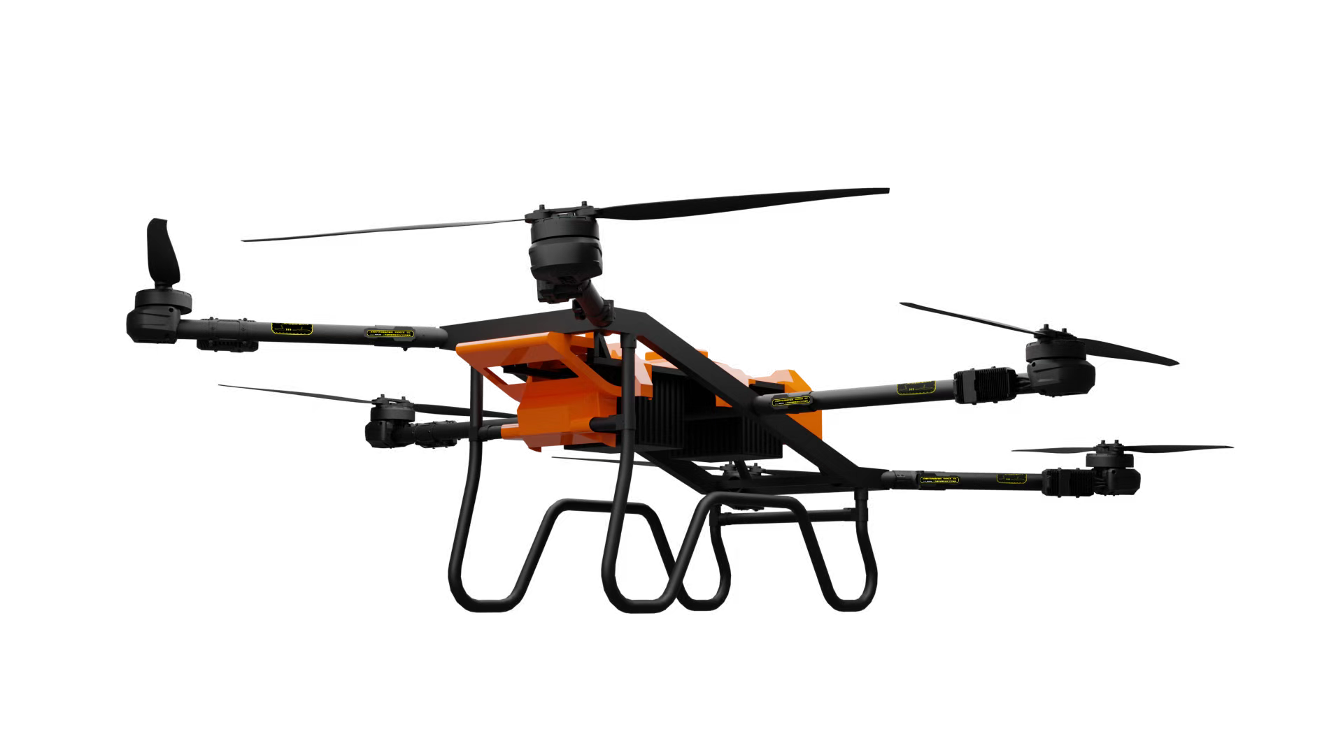 RaignV XCD-200 Electric Hexacopter Drone - redefine Industrial Drone Standards with 120kg Max Payload, 30km Ultra-Long Range Control, RTK Centimeter-Level Hover, Intelligent Obstacle Avoidance, and Multi-Mission Transport