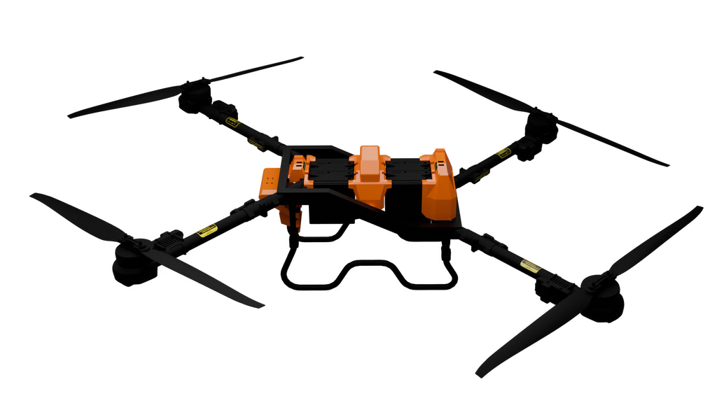 RaignV XCD160 electric quadcopter drone - 70kg Max Payload, 30km Ultra-Long Range Control, RTK Centimeter-Level Hover, Intelligent Obstacle Avoidance, and Multi-Functional Transport—Redefining Industrial Drone Standards
