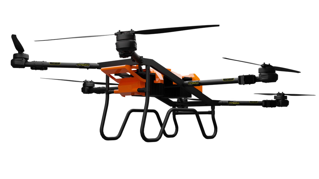 RaignV XCD-200 Electric Hexacopter Drone - redefine Industrial Drone Standards with 120kg Max Payload, 30km Ultra-Long Range Control, RTK Centimeter-Level Hover, Intelligent Obstacle Avoidance, and Multi-Mission Transport
